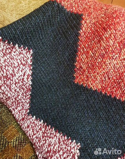 Шарф палантин вязаный