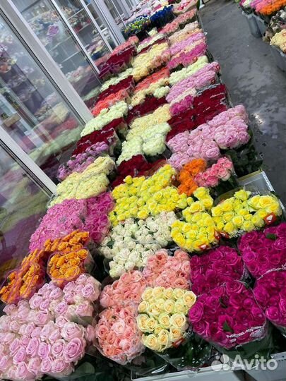 Цветы с доставкой из оптовой базы в розницу в дмд