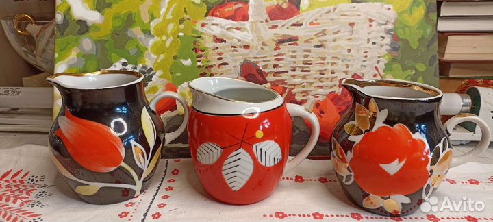 Ретро посуда разная. Фарфор, с добавлением