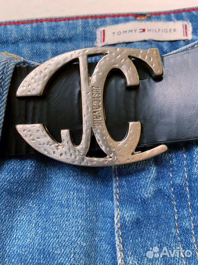 Ремень женский 90 roberto cavalli кожа, оригинал