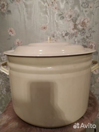 Кастрюля эмалированная 40 литров