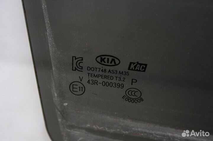 Стекло двери задней правой KIA soul 2014