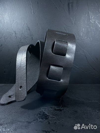 Кожаный ремень для гитары