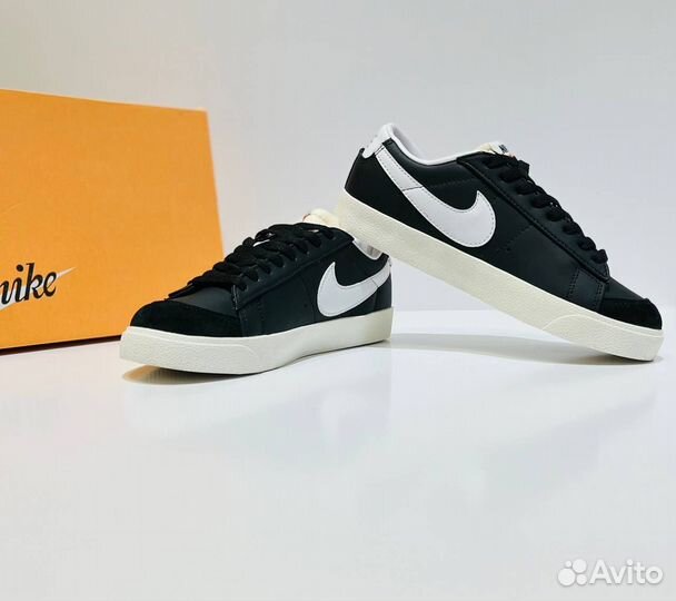 Кроссовки copy: nike blazer, черные