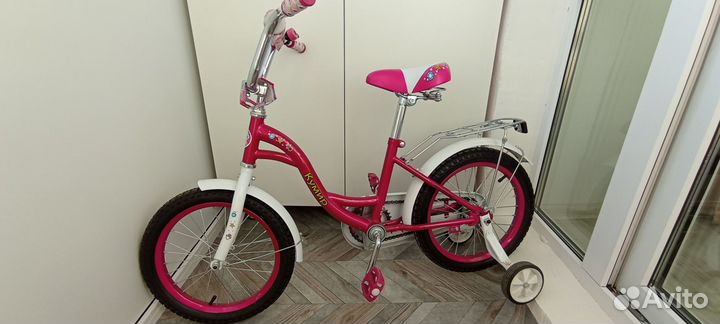 Детский велосипед для девочки до 7лет
