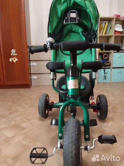Велосипед коляска с ручкой