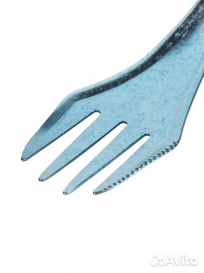 Ложка-вилка титановая анодированная