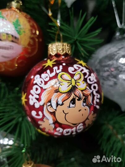 Шары новогодние. Ёлочные игрушки