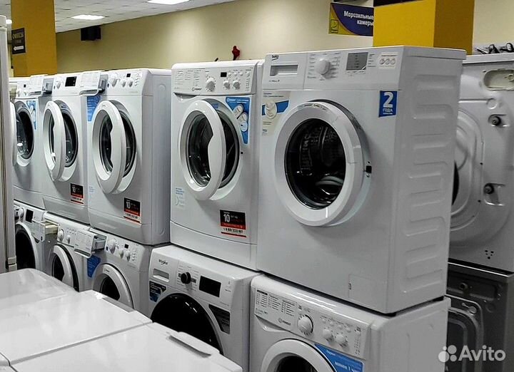 Стиральная машина в новом состоянии с гарантией