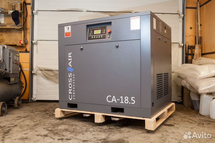 Компрессор 18,5 кВт винтовой 8/10 Бар