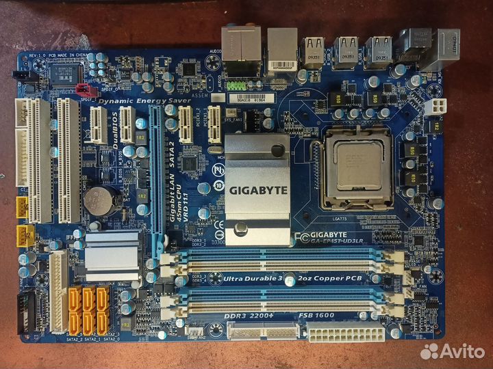 GA-EP45T-UD3LR + Xeon X5460