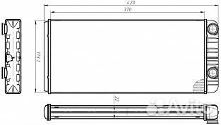 Радиатор отопителя (печки) Volvo Trucks FH 12-, R
