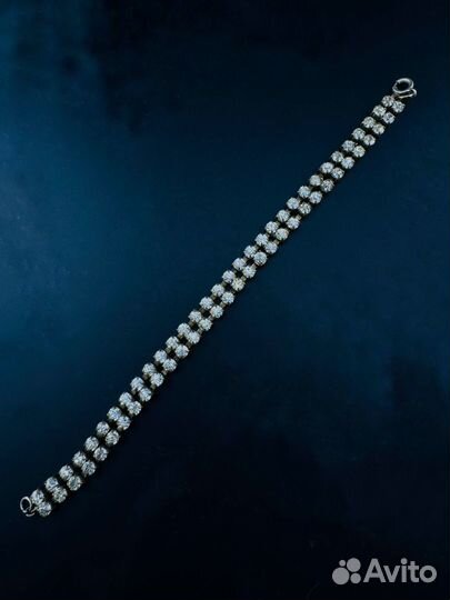 Винтажный браслет Англия кристаллы