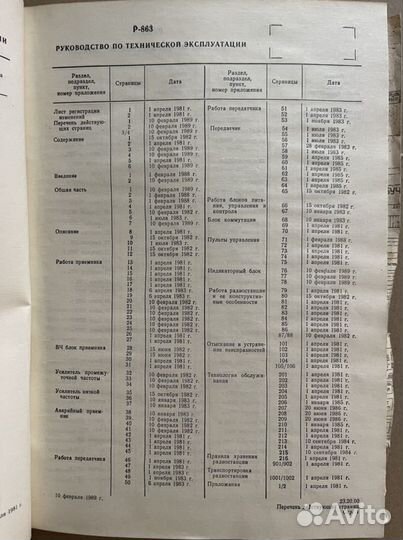 Радиостанция Р-863, Р-107 м тех описание