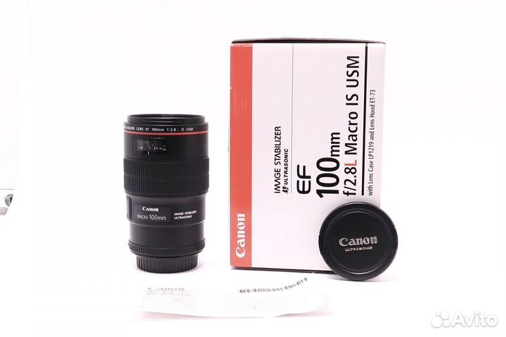 Объектив Canon EF 100mm f2.8L Macro IS USM