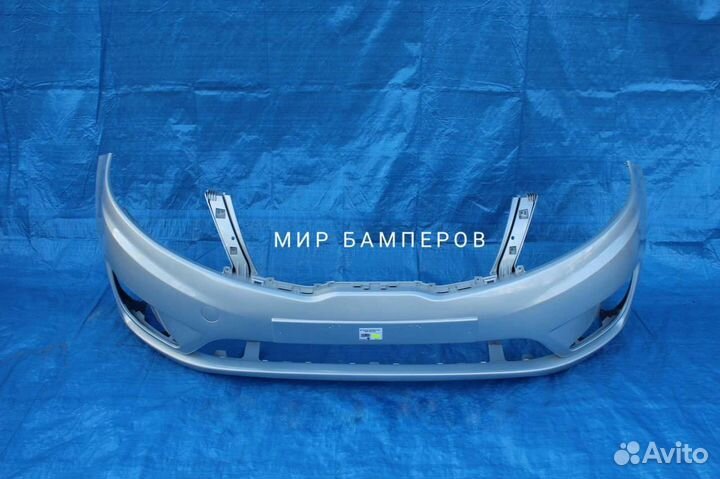 Бампер Kia Rio 3 2011 + в цвет серебристый