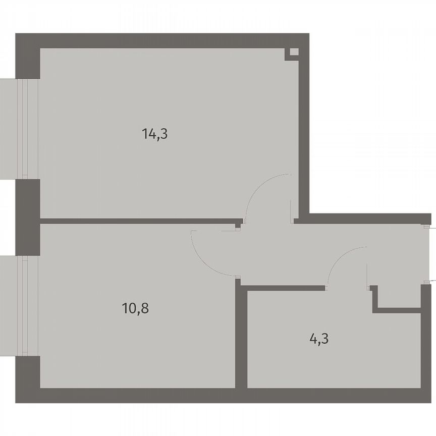 1-к. квартира, 33,5 м², 2/8 эт.