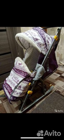 Детские санки коляска