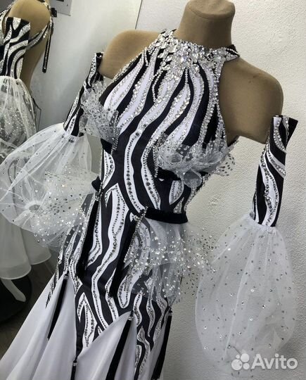 Платье для бальных танцев стандарт