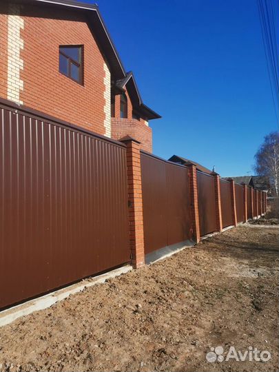 Забор из профнастила