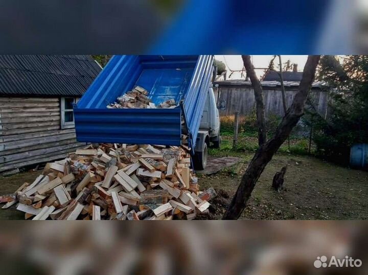 Дрова березовые. Колотые