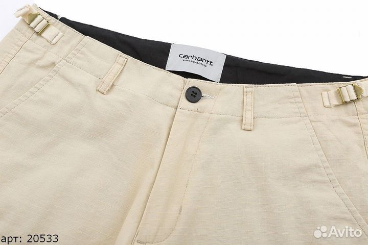 Шорты карго Carhartt (S, XL) бежевые