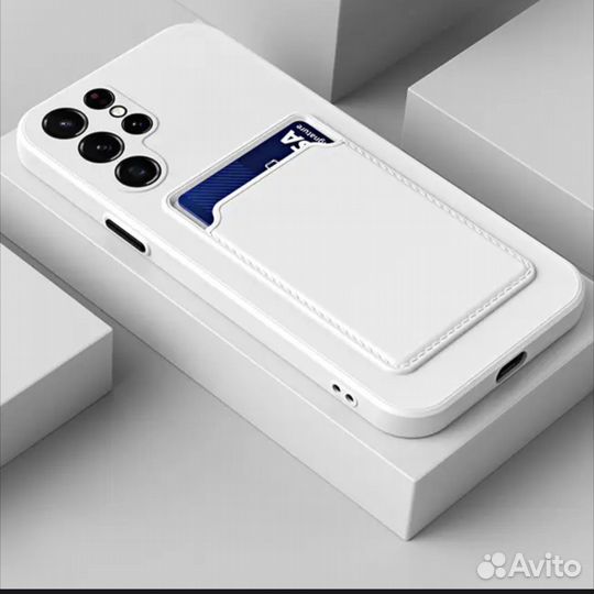 Чехол с держателем для карт для Samsung S22