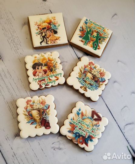 Имбирные пряники на праздник, выпускной, свадьбу