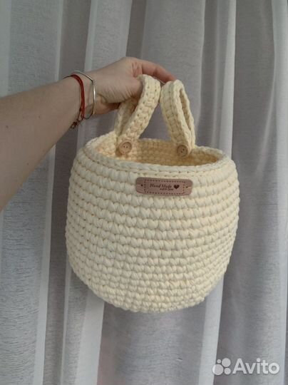 Карман на кроватку хлопок (трикотажная пряжа )