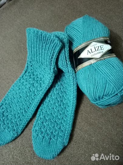 Носки вязаные женские