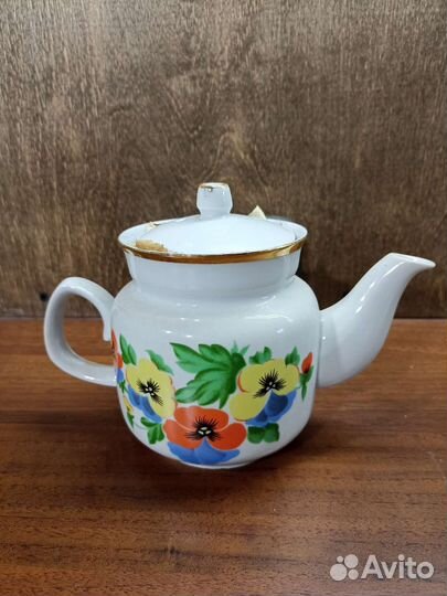 Чайник заварочный фарфоровый СССР