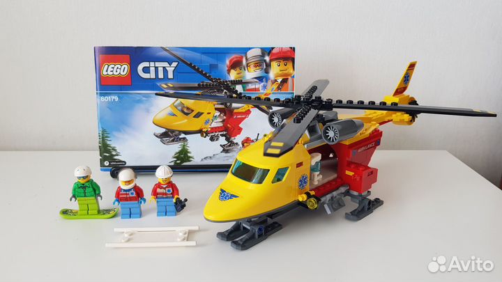 Lego 60179 Оригинал Вертолёт скорой помощи 190дет