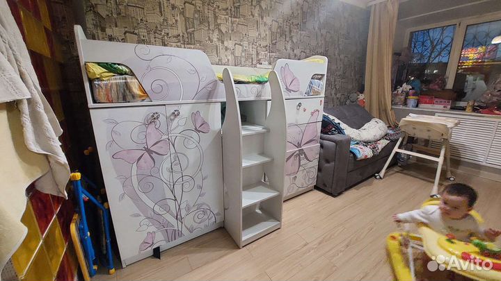 Детская кровать трансформер бу