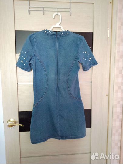 Джинсовое платье