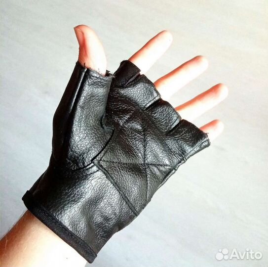 Мужские кожаные перчатки Sulehri