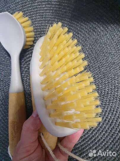 Щетка для посуды и щетка утюжок eco natural