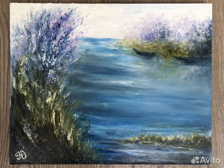 Картина «Берег», масло