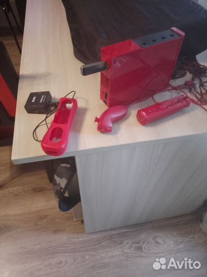 Nintendo Wii red прошитая mario edition