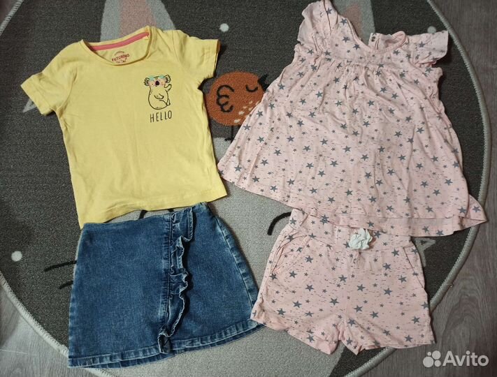 Вещи на девочку 86 и кроксы