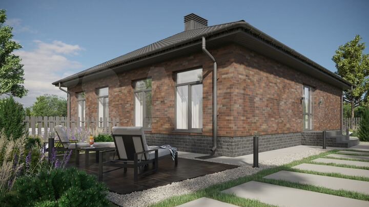 Таунхаус 63,9 м² на участке 3 сот.