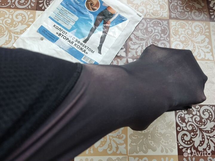 24) Колготки с эффектом вторая кожа, размер 2/3