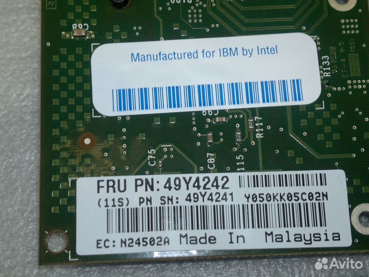 Сетевая карта intel E1G44HT (I340-T4) 4 x RJ45