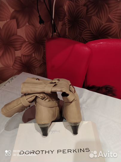 Сапоги женские осенние 37 размер серого цвета