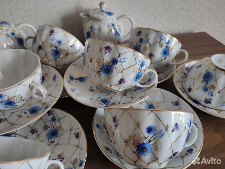 Сервиз чайный Васильки лфз
