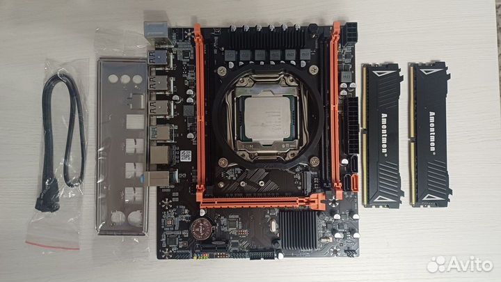 Комплект X99 Lga 2011-3, e5 2640v3, 8 ядер, 16гб