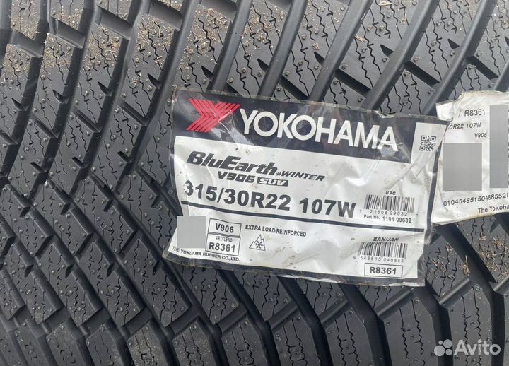 Yokohama BluEarth Winter V906 285/35 R22 и 315/30 R22 107W