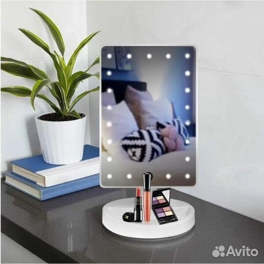 Сенсорное HD зеркало с подсветкой для макияжа