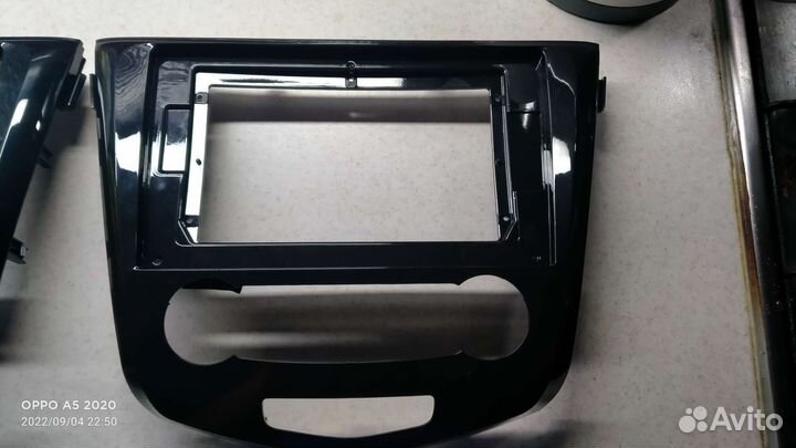 Рамка для 2 din магнитолы nissan qashqai j11