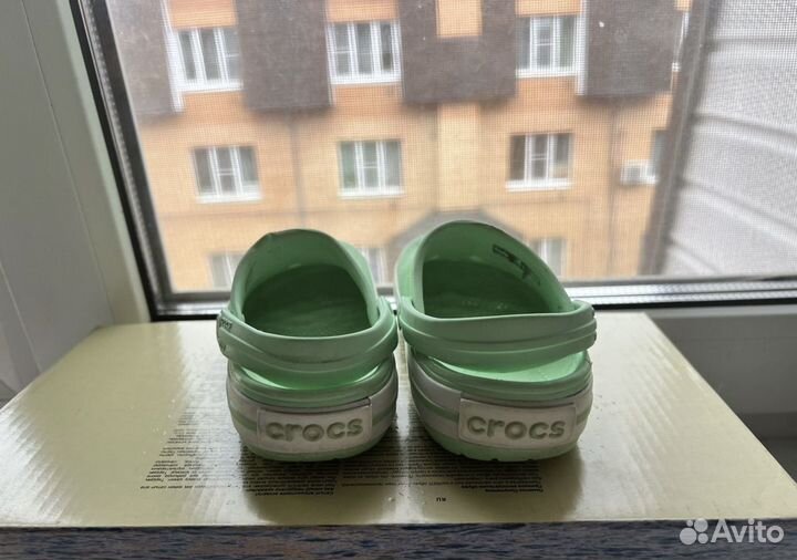 Сабо crocs c8 мятные 25 размер