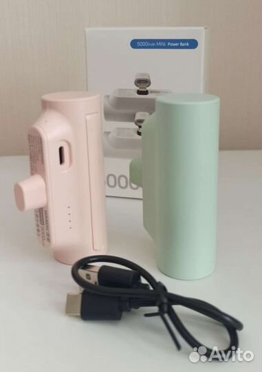 Мини внешний аккумулятор 5000 мАч (повербанк)